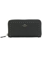 Coach Studded Logo Wallet - Black