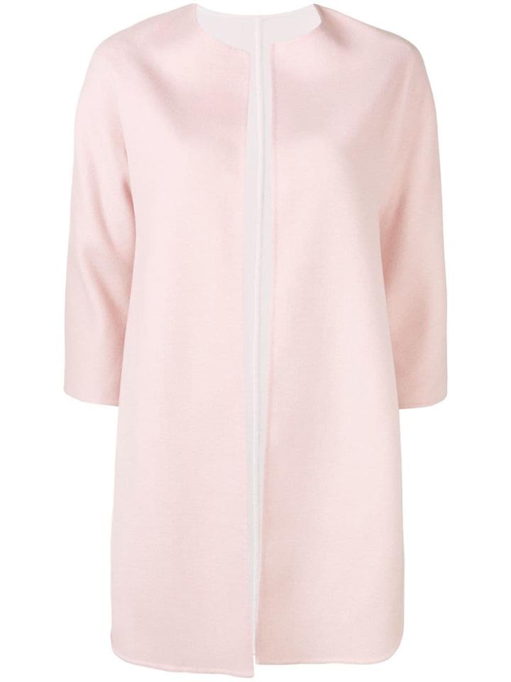 Manzoni 24 Three-quarter Sleeve Coat - Pink