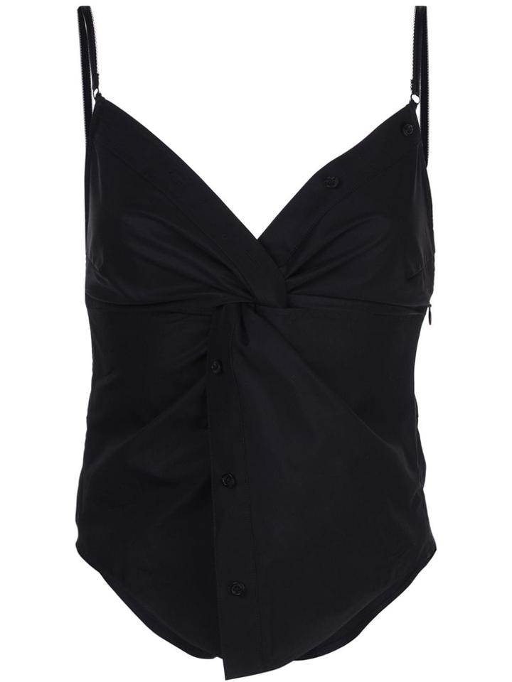 Alexander Wang Knot Slip Top - Black