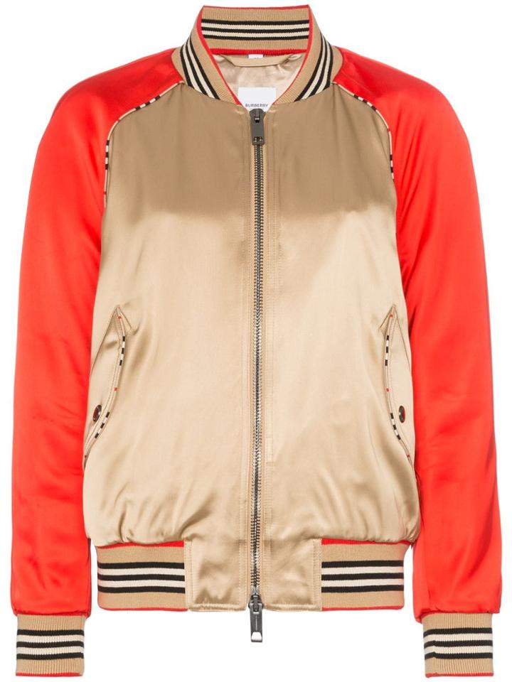 Burberry Harlington Bomber Jacket - Brown