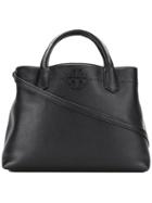 Tory Burch Mcgraw Triple Satchel - Black