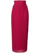 P.a.r.o.s.h. Long Flared Skirt - Pink