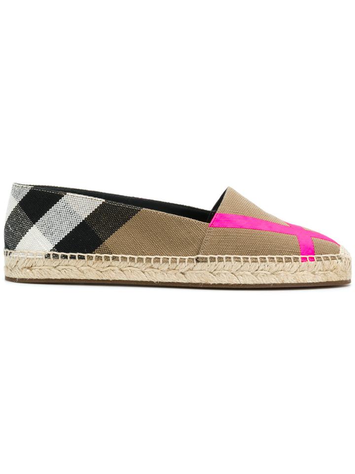 Burberry Classic Check Espadrilles - Green
