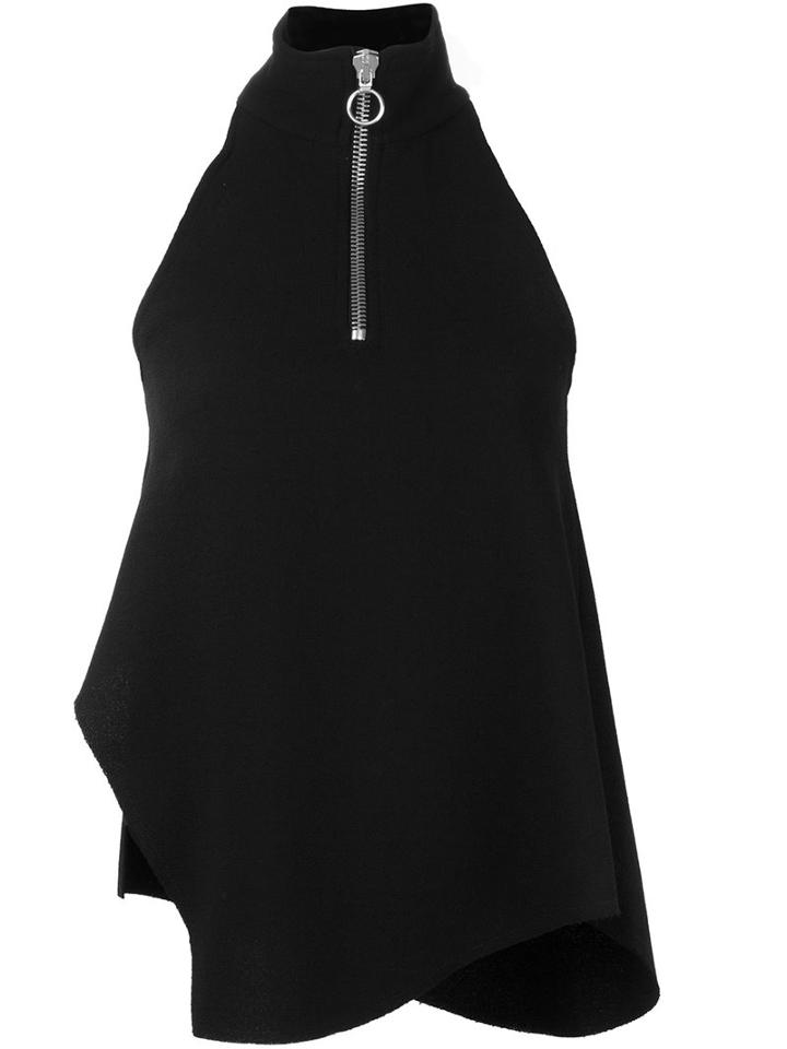 Marques'almeida Zipped High Neck Blouse
