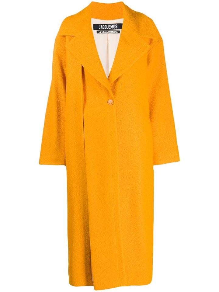 Jacquemus Le Manteau Quito Maxi Coat - Orange