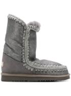 Mou Mou Eskimo24duiro Duiro Leather/fur/exotic Skins->leather - Grey