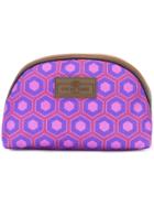 Otis Batterbee Printed Make Up Bag - Pink & Purple