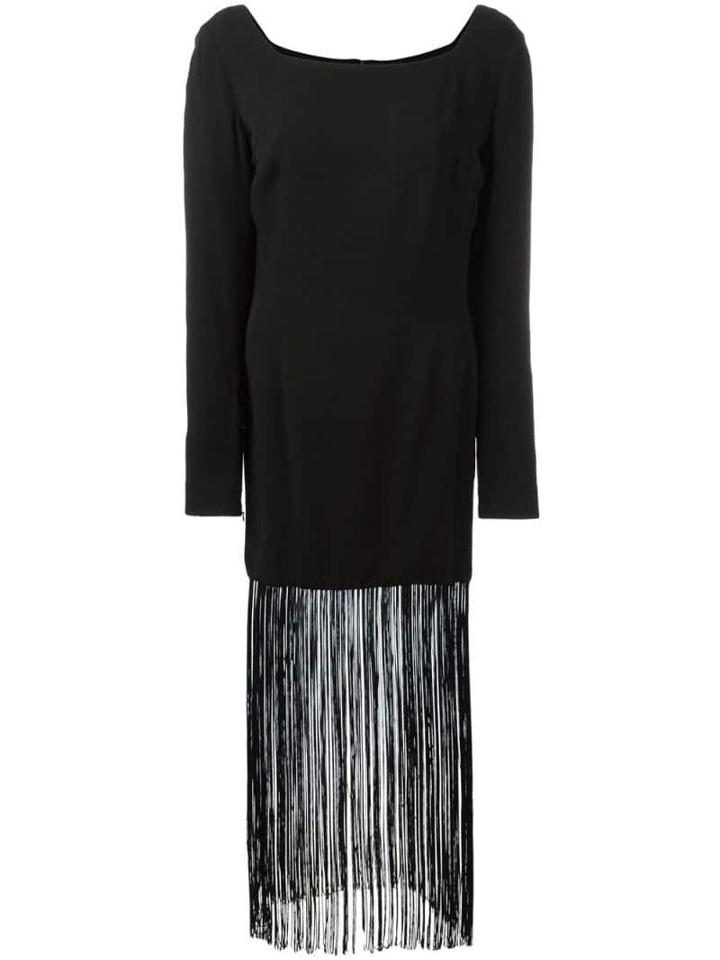 Dolce & Gabbana Pre-owned Fringed Dress - Black