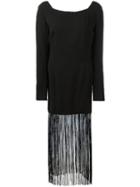 Dolce & Gabbana Pre-owned Fringed Dress - Black