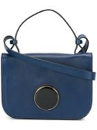 Marni 'pois' Shoulder Bag, Women's, Blue, Calf Leather