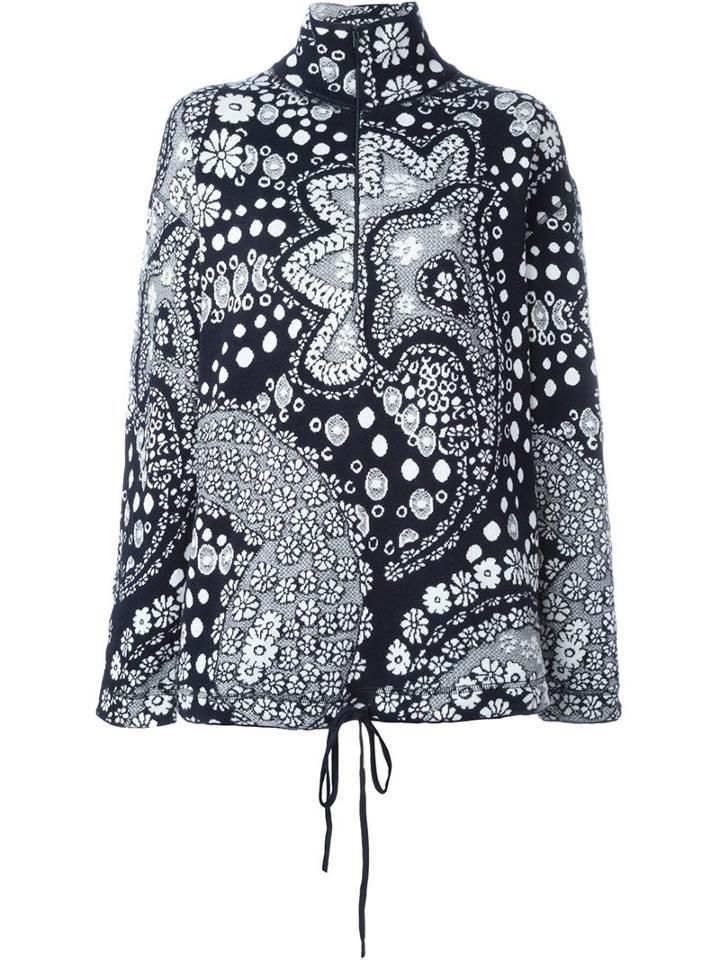 Chloé Zipped Paisley Jacquard Jumper