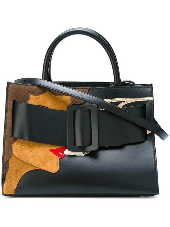 Boyy Smoking Patch Tote Bag, Women's, Black