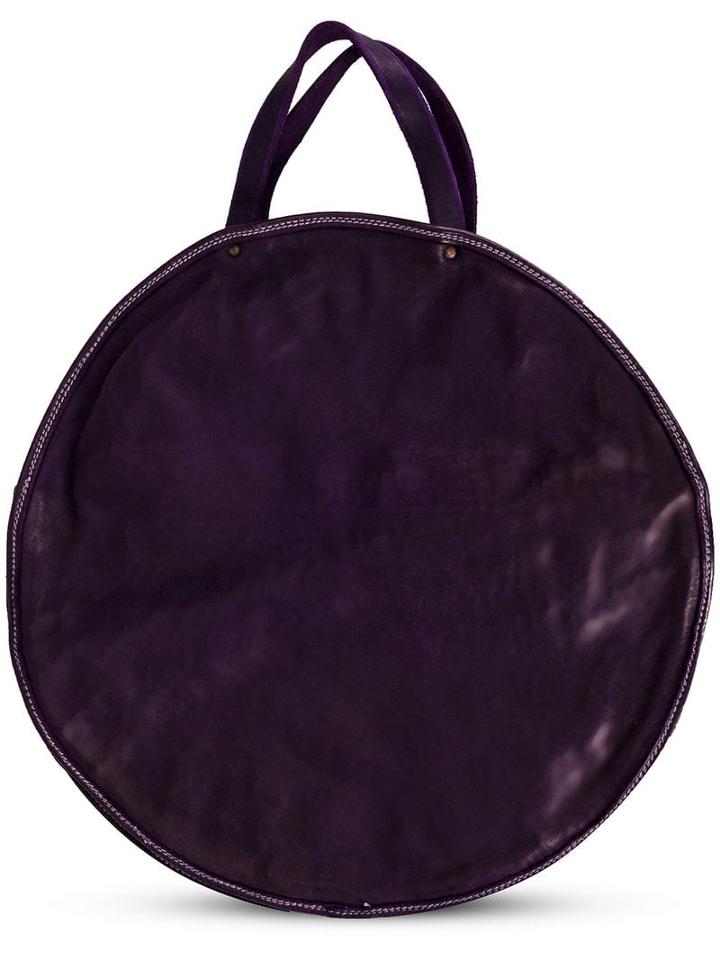 Guidi Round Shaped Shoulder Bag - Purple