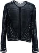 Jonathan Simkhai Embroidered Lace Zip Jacket