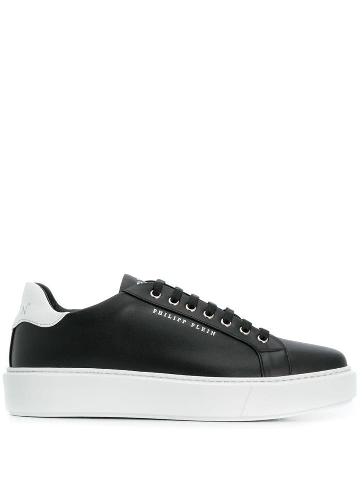 Philipp Plein Two Tone Low-top Sneakers - Black