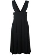 Comme Des Garçons Pleated Dungaree Dress