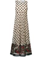 Red Valentino Embroidered Sheer Dress - Nude & Neutrals