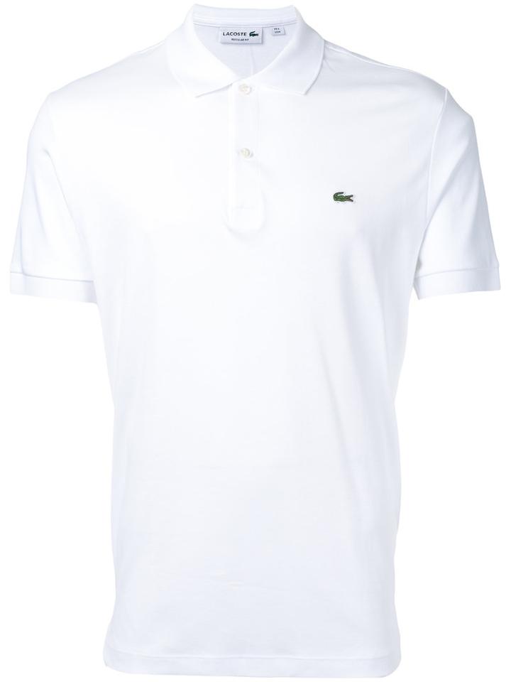 Lacoste - Logo Patch Polo Shirt - Men - Cotton - 4, White, Cotton