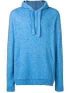 Laneus Cashmere Hooded Sweatshirt - Blue