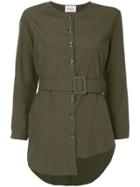 Monographie Trench Long Sleeve Shirt - Green