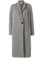 Forte Forte Oversized Chevron Coat - Grey
