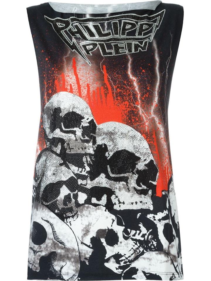 Philipp Plein 'dead Land' Tank Top