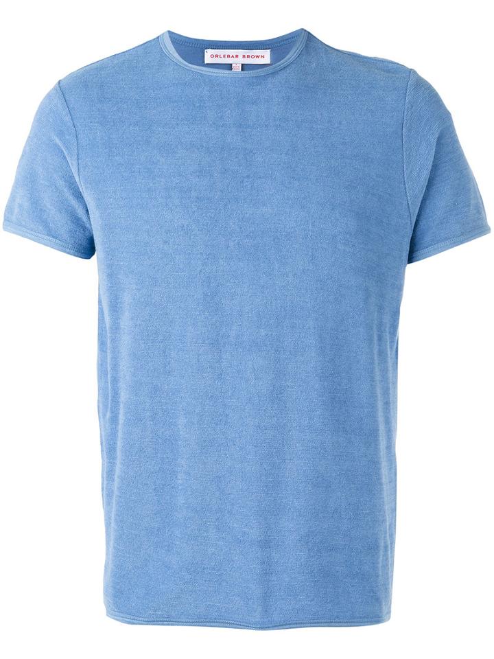 Orlebar Brown Slim-fit T-shirt, Men's, Size: Small, Blue, Cotton