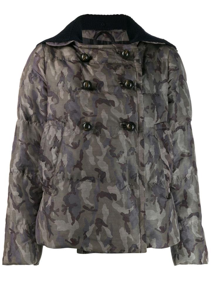 Prada Pre-owned '2000s Camouflage Jacket - Green