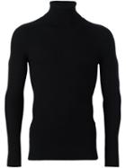 Ports 1961 'fully Fashioned' Turtleneck Sweater, Men's, Size: Medium, Black, Wool/polyester