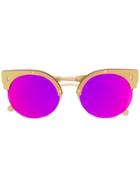 Retrosuperfuture Era Cateye Sunglasses - Metallic