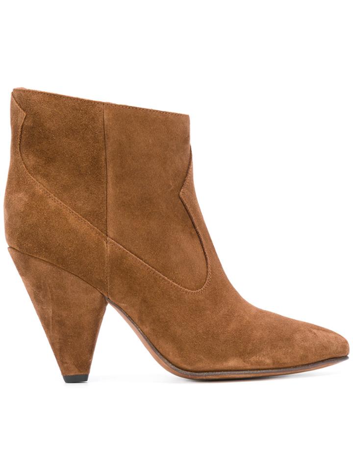 Buttero Ankle Length Boots - Brown