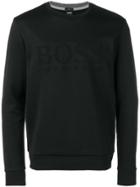 Boss Hugo Boss Embossed Logo Sweatshirt - Black