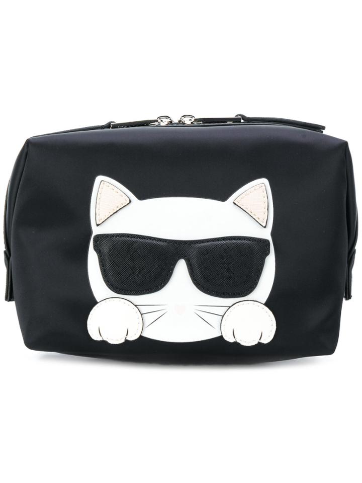 Karl Lagerfeld Choupette Washbag - Black