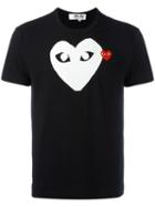Comme Des Garçons Logo Print T-shirt, Men's, Size: Large, Black, Cotton