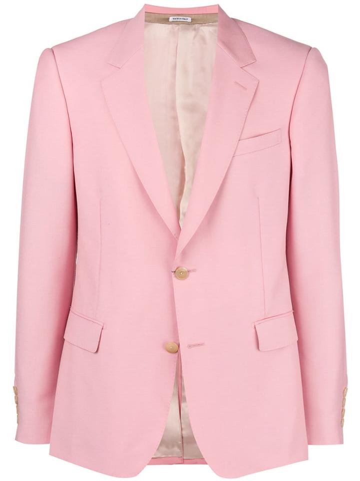 Alexander Mcqueen Regular Fit Blazer - Pink & Purple