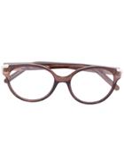 Chloé Eyewear Cat-eye Frame Glasses - Brown