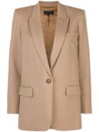 Nili Lotan Diane Single Breasted Blazer - Neutrals