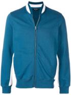Ron Dorff Zipped Colour-block Sweatshirt - Blue