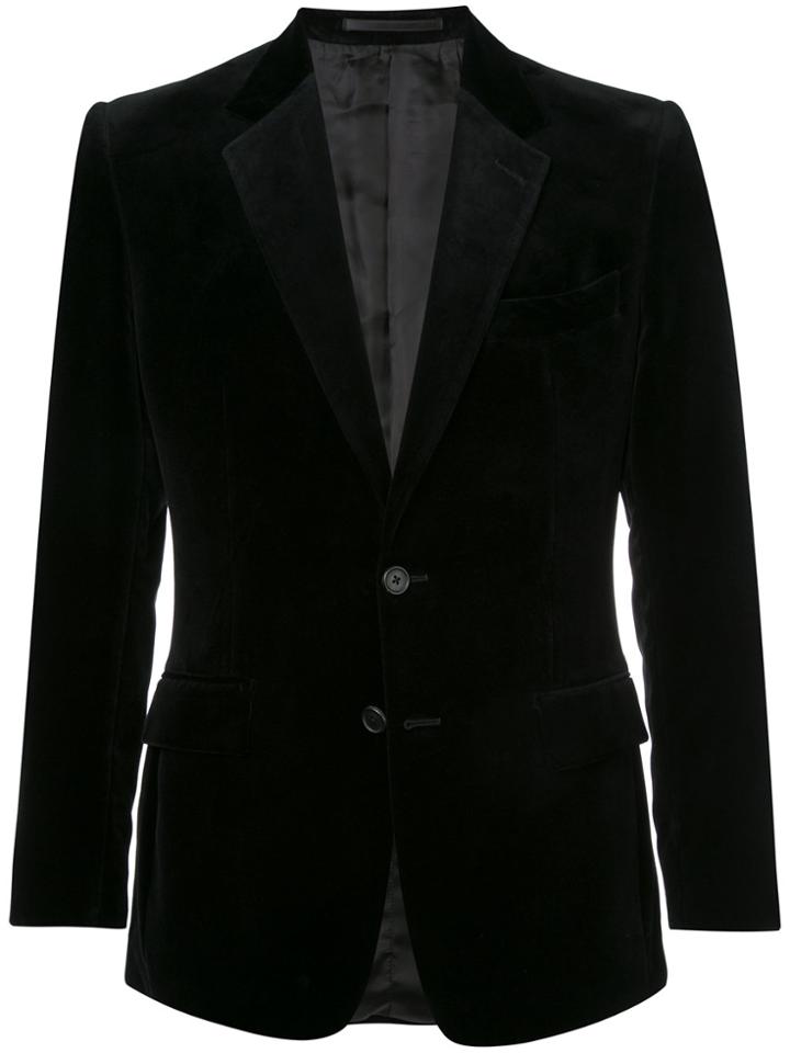 Gieves & Hawkes Button Up Blazer - Black