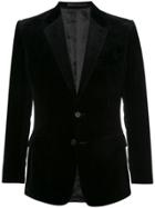 Gieves & Hawkes Button Up Blazer - Black