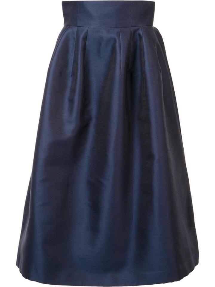 Carolina Herrera High-rise Full Skirt - Blue