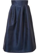 Carolina Herrera High-rise Full Skirt - Blue