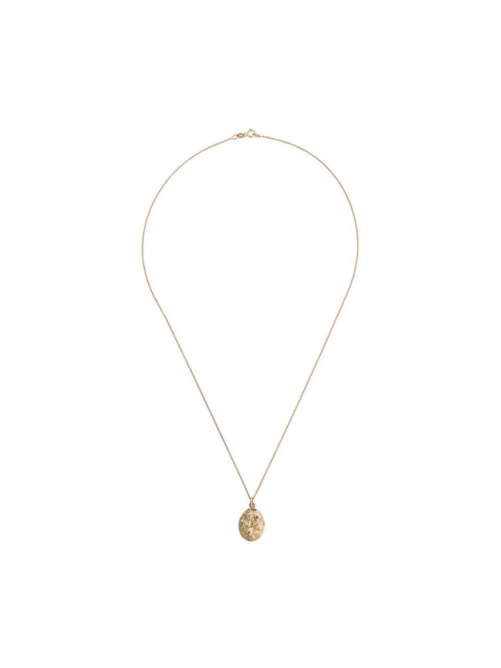 Ellis Mhairi Cameron 14kt Gold Xxxiii Champagne Diamond Pendant