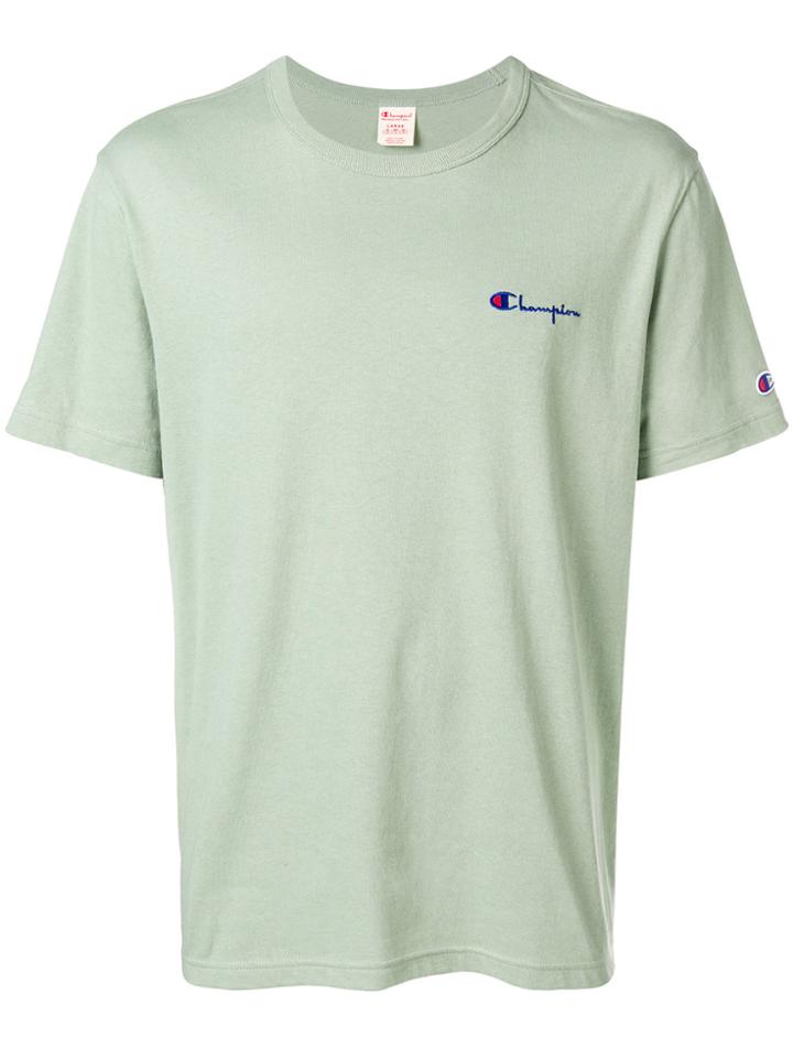 Champion Small Script Logo T-shirt - Green