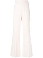 Chloé High-rise Flared Trousers - Nude & Neutrals