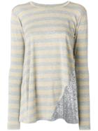 Antonio Marras Knitted Lace Top - Metallic