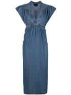 Karen Walker Bayou Midi Dress - Blue