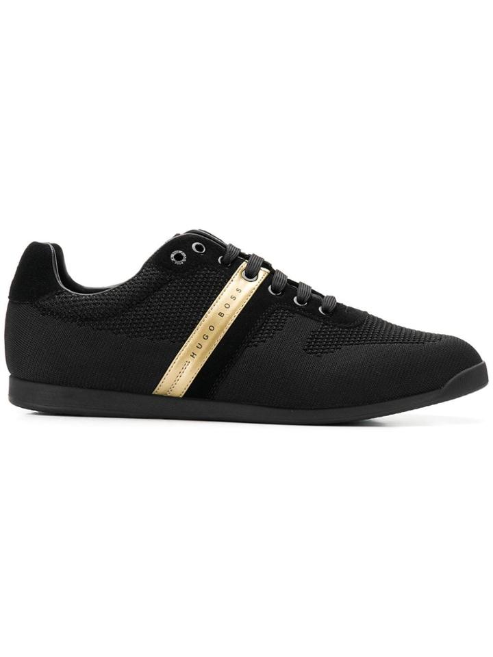 Boss Hugo Boss Contrast Side Logo Sneakers - Black
