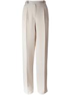 Loro Piana High-waisted Trousers, Women's, Size: 38, Nude/neutrals, Silk