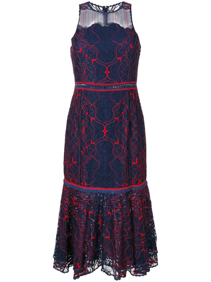 Jonathan Simkhai Sleeveless Lace Dress - Blue